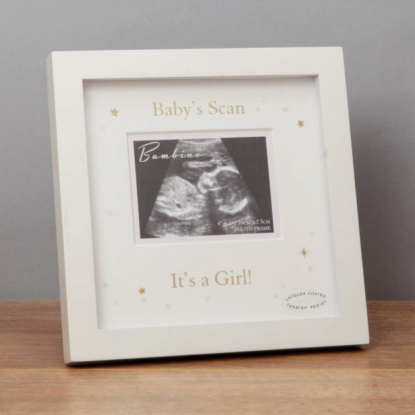 Its a baby girl scan frame