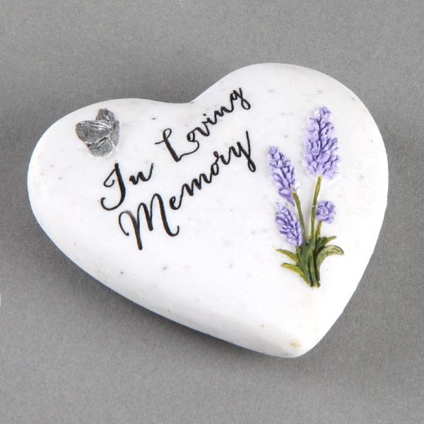 Thoughts of You In Loving Memory resin heart
