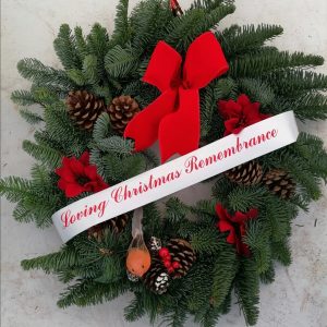 Christmas Remembrance Grave Wreath