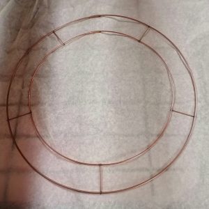 Wire Wreath Ring 12"