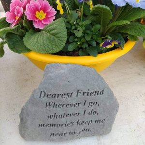 Dearest Friend Memorial Stone