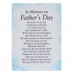 Graveside Memorial Card - FATHER'S DAY