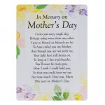 Graveside Memorial Card - MOTHER'S DAY