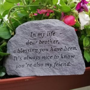 Brother Memorial Graveside Stone