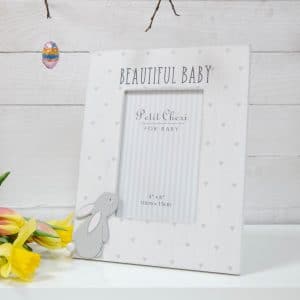 Beautiful Baby Photo Frame with Rabbit