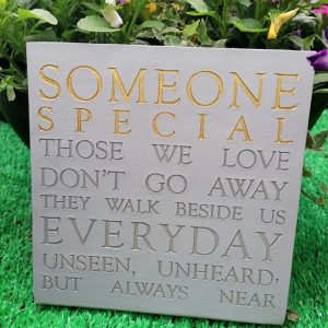 Graveside Someone Special Square Plaque TY273SS