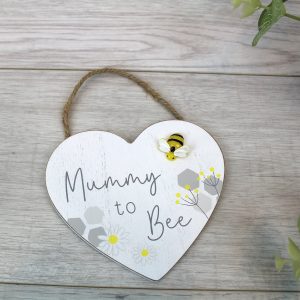 "Mummy To Bee" Heart Plaque