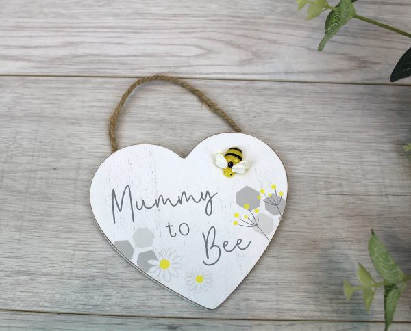 "Mummy To Bee" Heart Plaque
