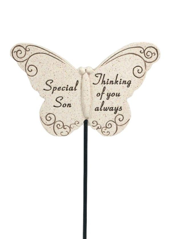 Graveside Special Son Butterfly Stick