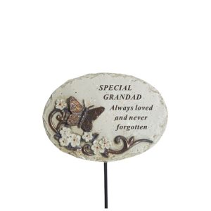 Graveside Grandad Butterfly Flower Stick df18505A