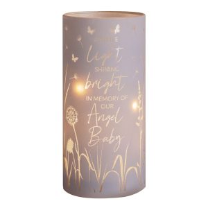 Grey Memorial Tube Light Angel Baby ty318ab