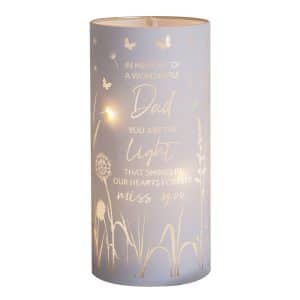 Grey Memorial Tube Light Dad ty318d