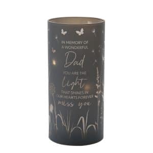 Grey Memorial Tube Light Dad ty318d_t02