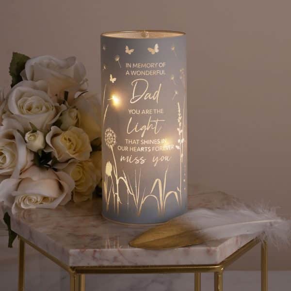 Grey Memorial Tube Light Dad ty318d_t04