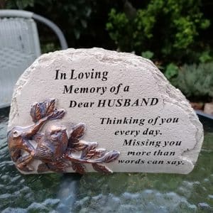 Graveside Ornament Bird Design Husband