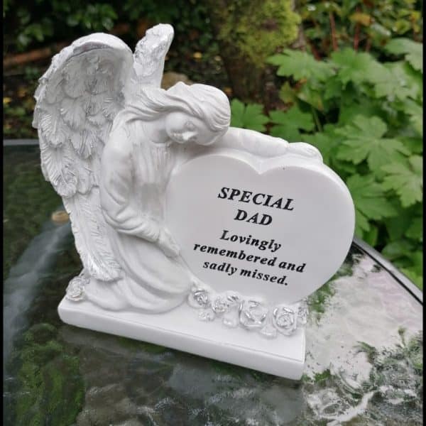 Graveside Ornament Angel With Heart Dad DF19233D