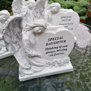 Graveside Ornament Angel With Heart Daughter DF19233i