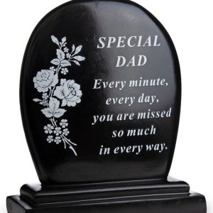 Grave Ornament Flower Plaque Dad df19149D