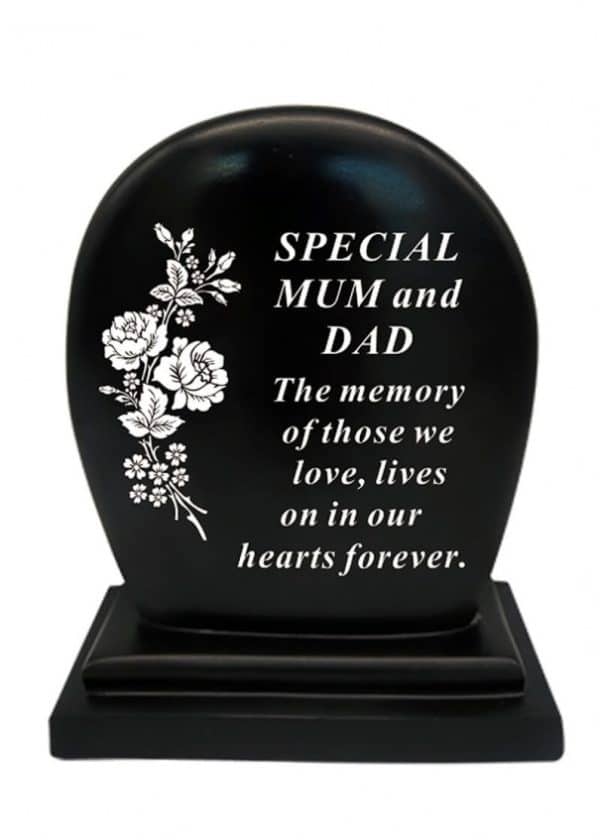 Grave Ornament Flower Plaque Mum and Dad df19149F