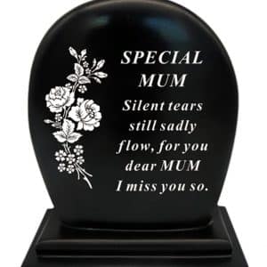 Grave Ornament Flower Plaque Mum df19149E