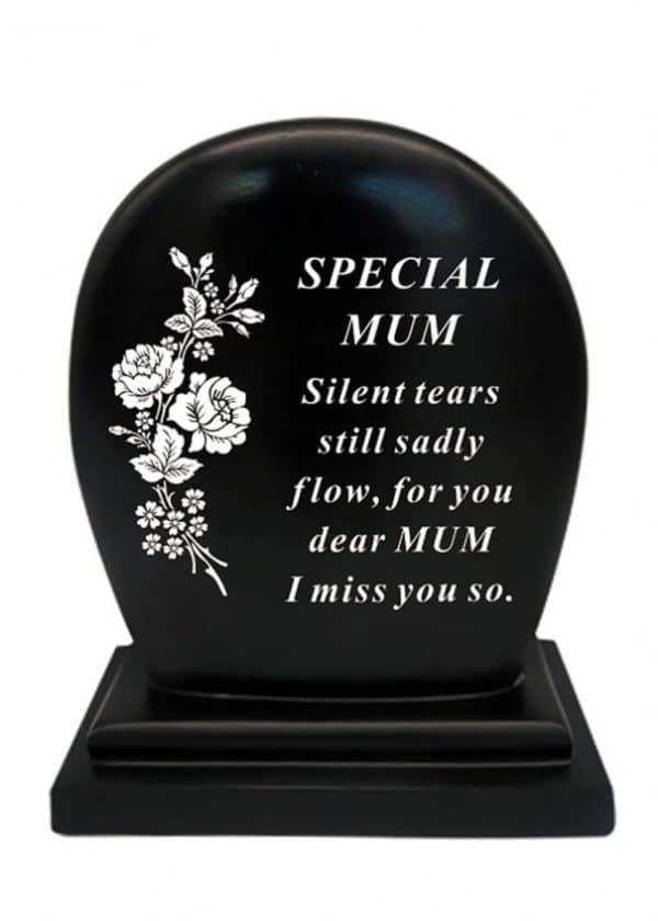 Grave Ornament Flower Plaque Mum df19149E